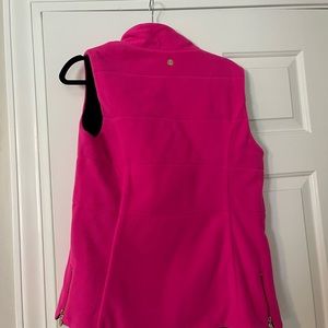 Lily Pulitzer reversible black/pink vest. Worn once, great condition size medium